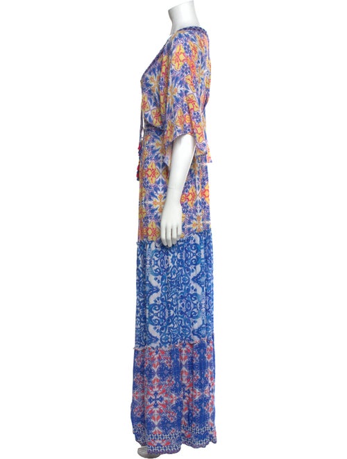 Hemant and Nandita Floral Print Long Dress