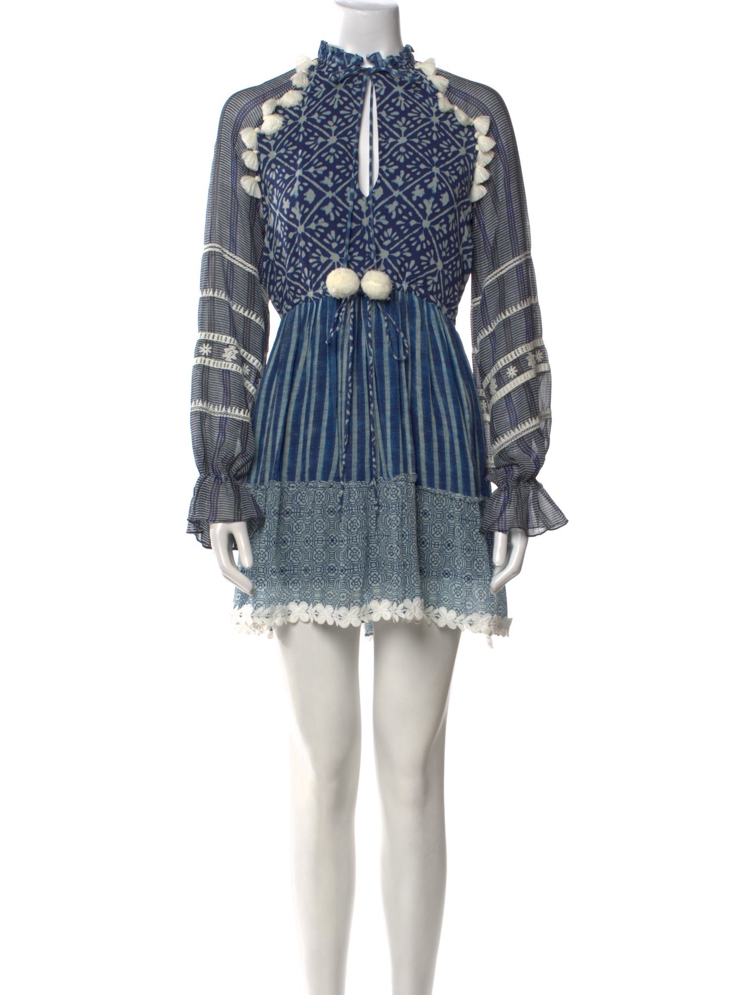 Hemant and Nandita Silk Mini Dress