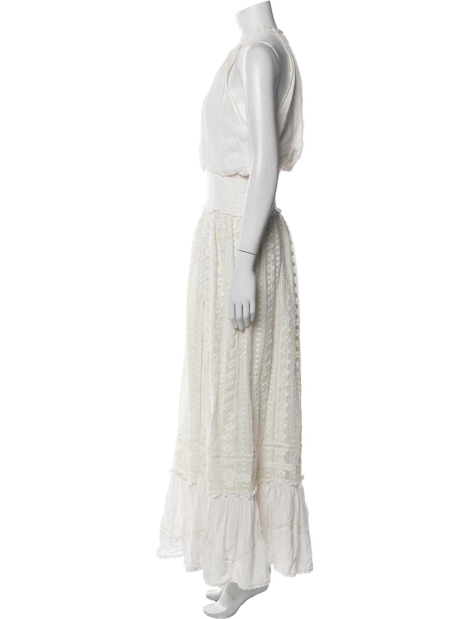 Hemant and Nandita Halterneck Long Dress