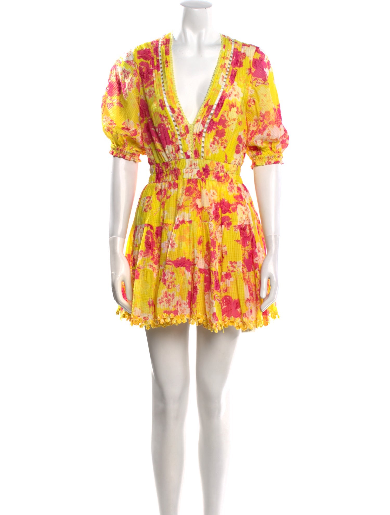 Hemant and Nandita Floral Print Mini Dress