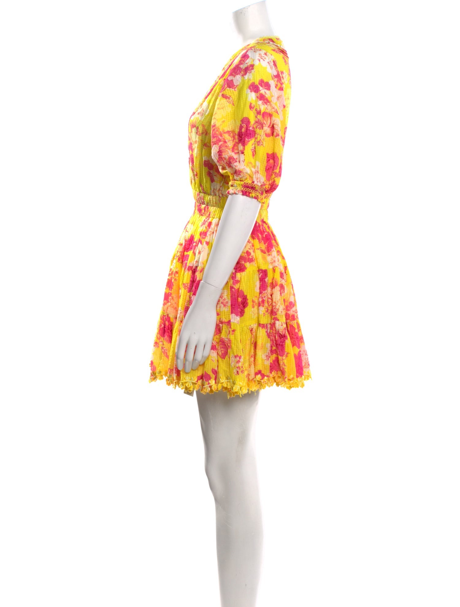 Hemant and Nandita Floral Print Mini Dress