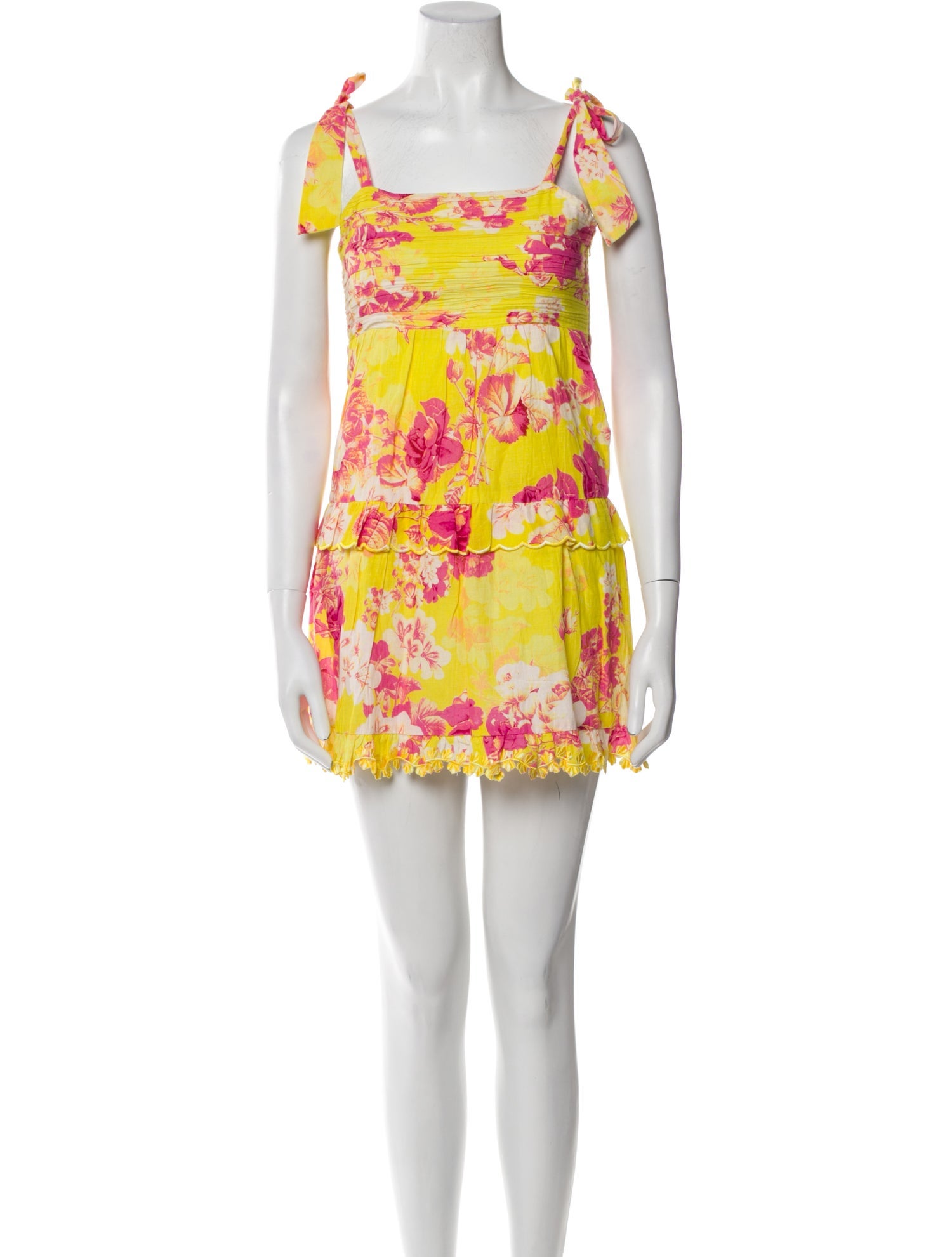 Hemant and Nandita Floral Print Mini Dress
