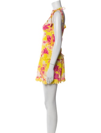 Hemant and Nandita Floral Print Mini Dress
