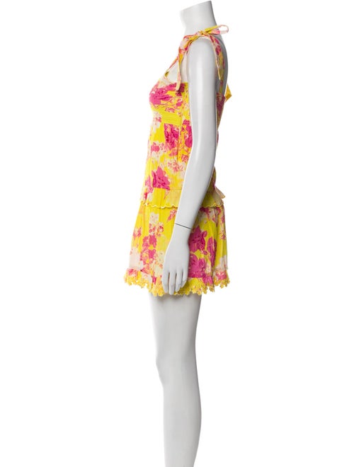 Hemant and Nandita Floral Print Mini Dress