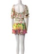 Hemant and Nandita Floral Print Mini Dress
