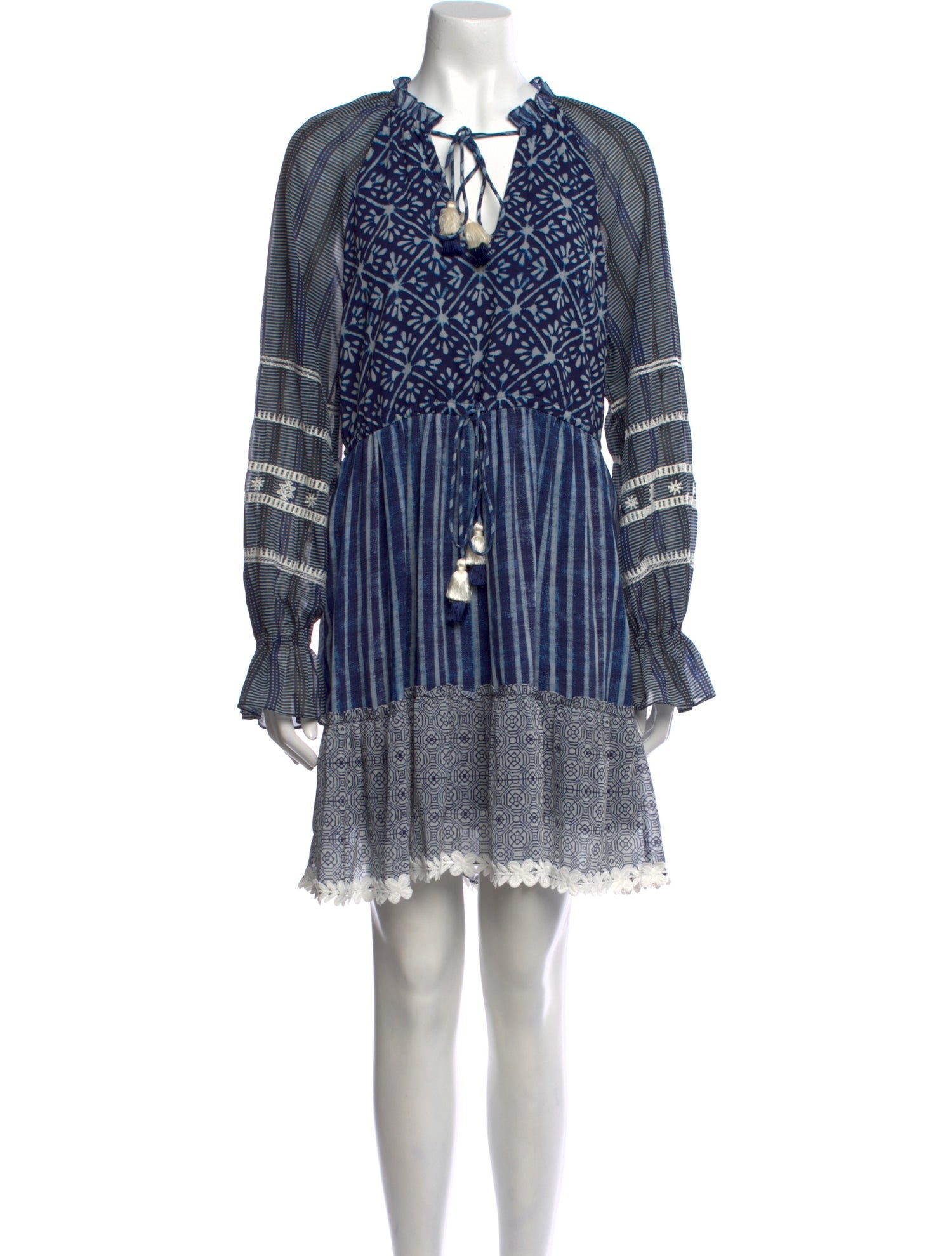 Hemant and Nandita Printed Knee-Length Dress