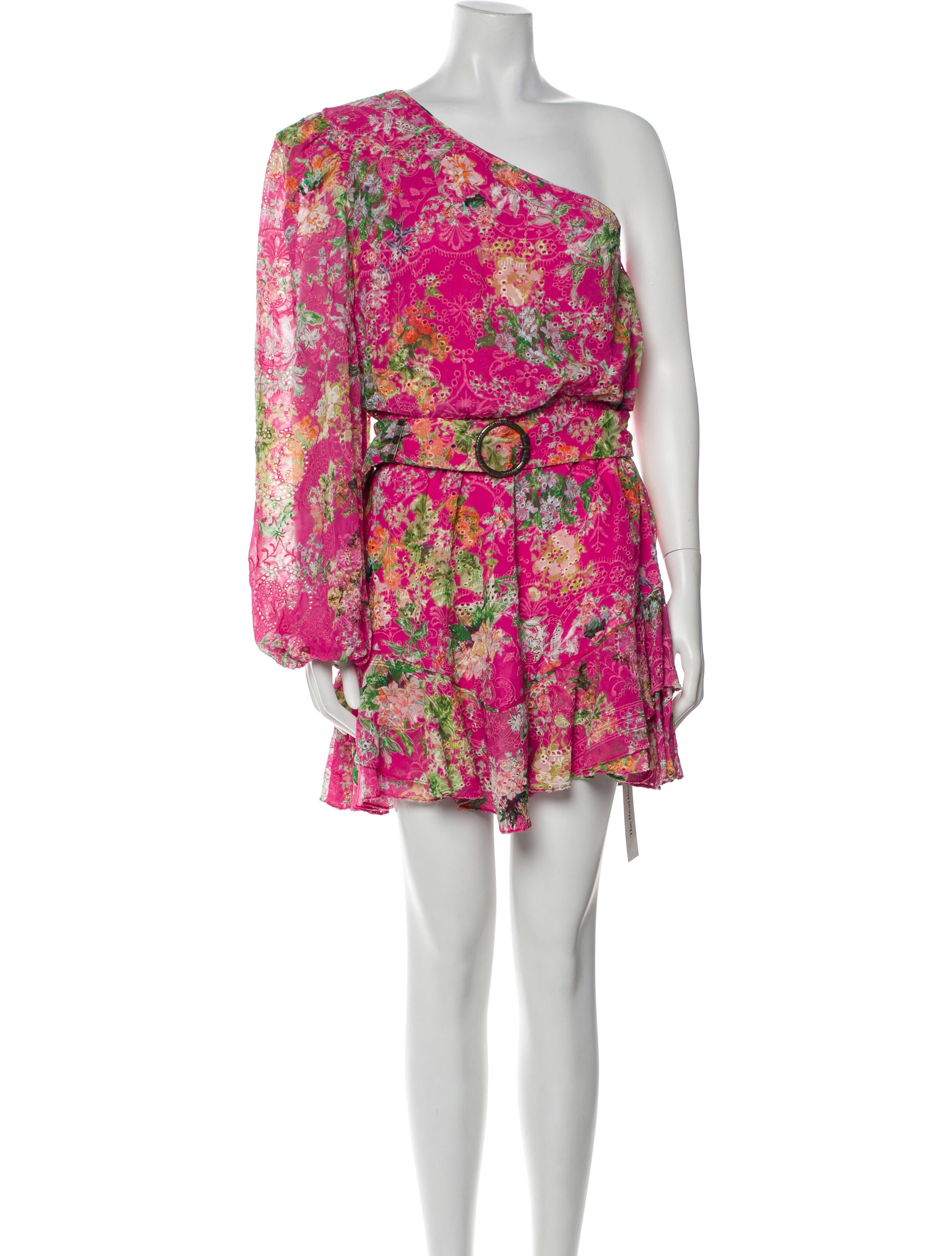 Hemant and Nandita Floral Print Mini Dress