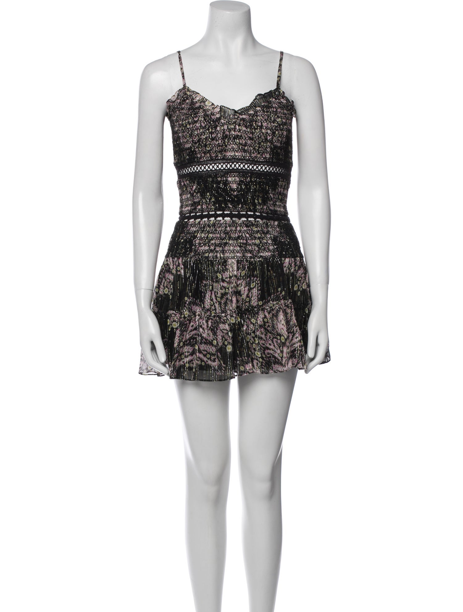 Hemant and Nandita Printed Mini Dress