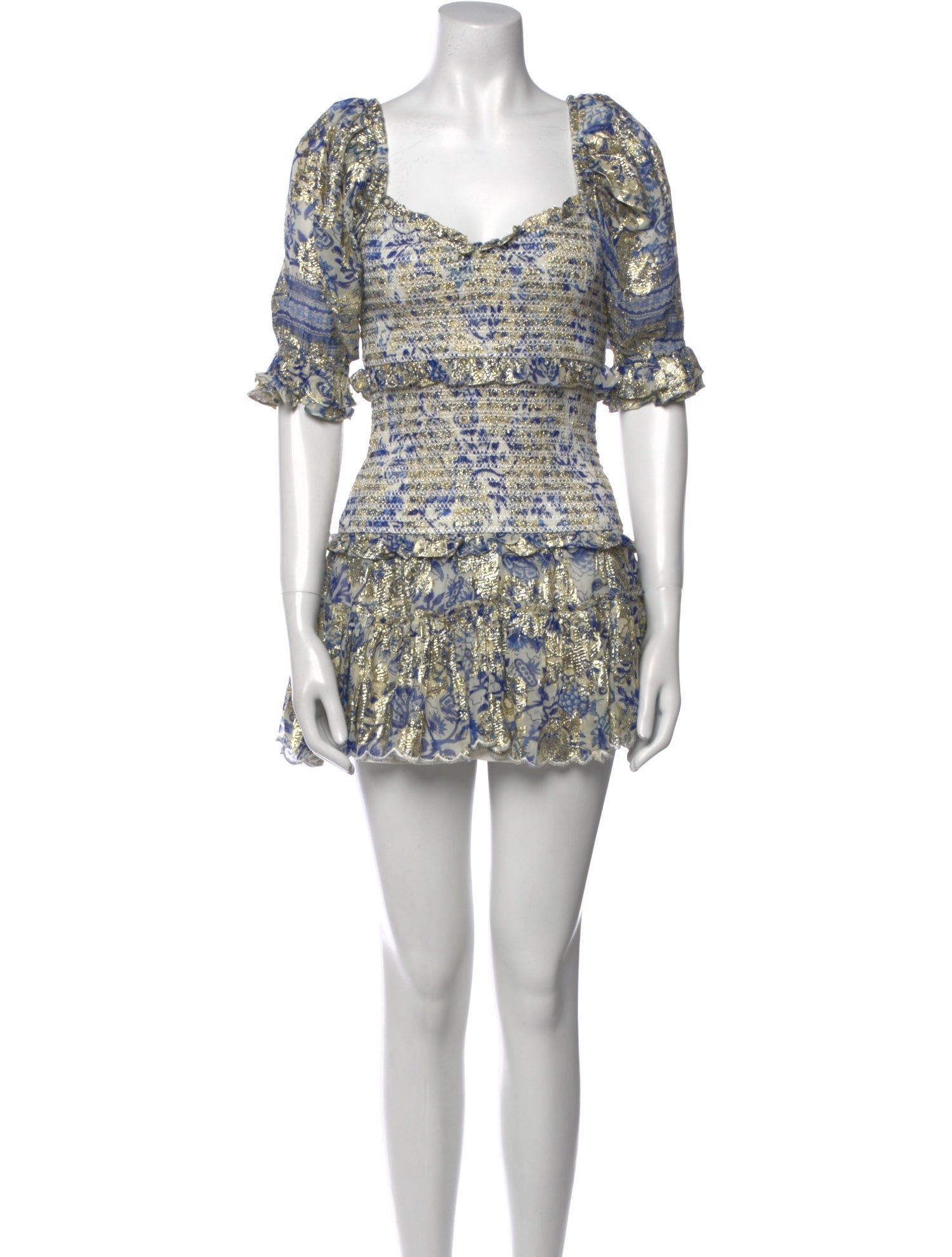 Hemant and Nandita Printed Mini Dress