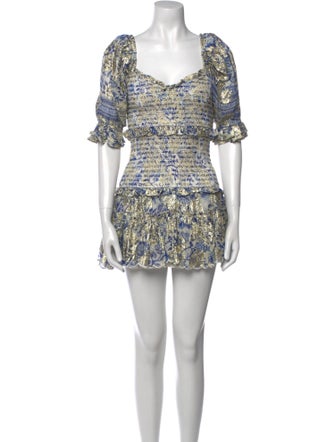 Hemant and Nandita Printed Mini Dress