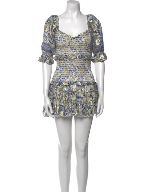 Hemant and Nandita Printed Mini Dress