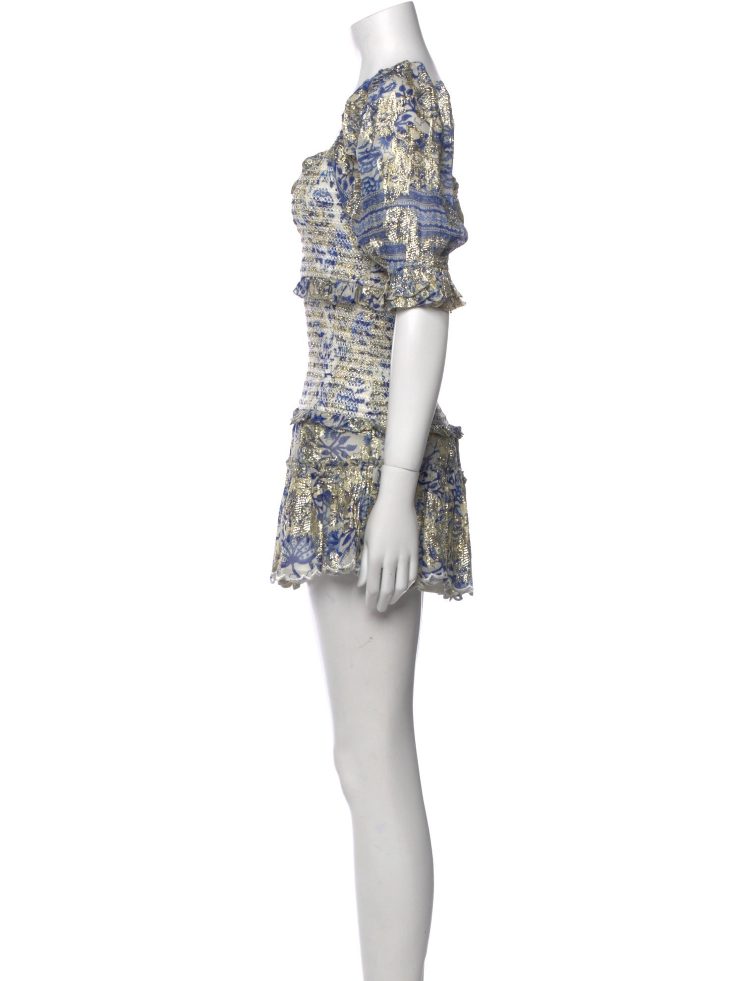 Hemant and Nandita Printed Mini Dress