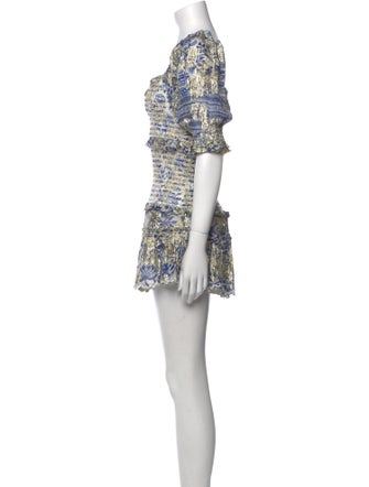 Hemant and Nandita Printed Mini Dress