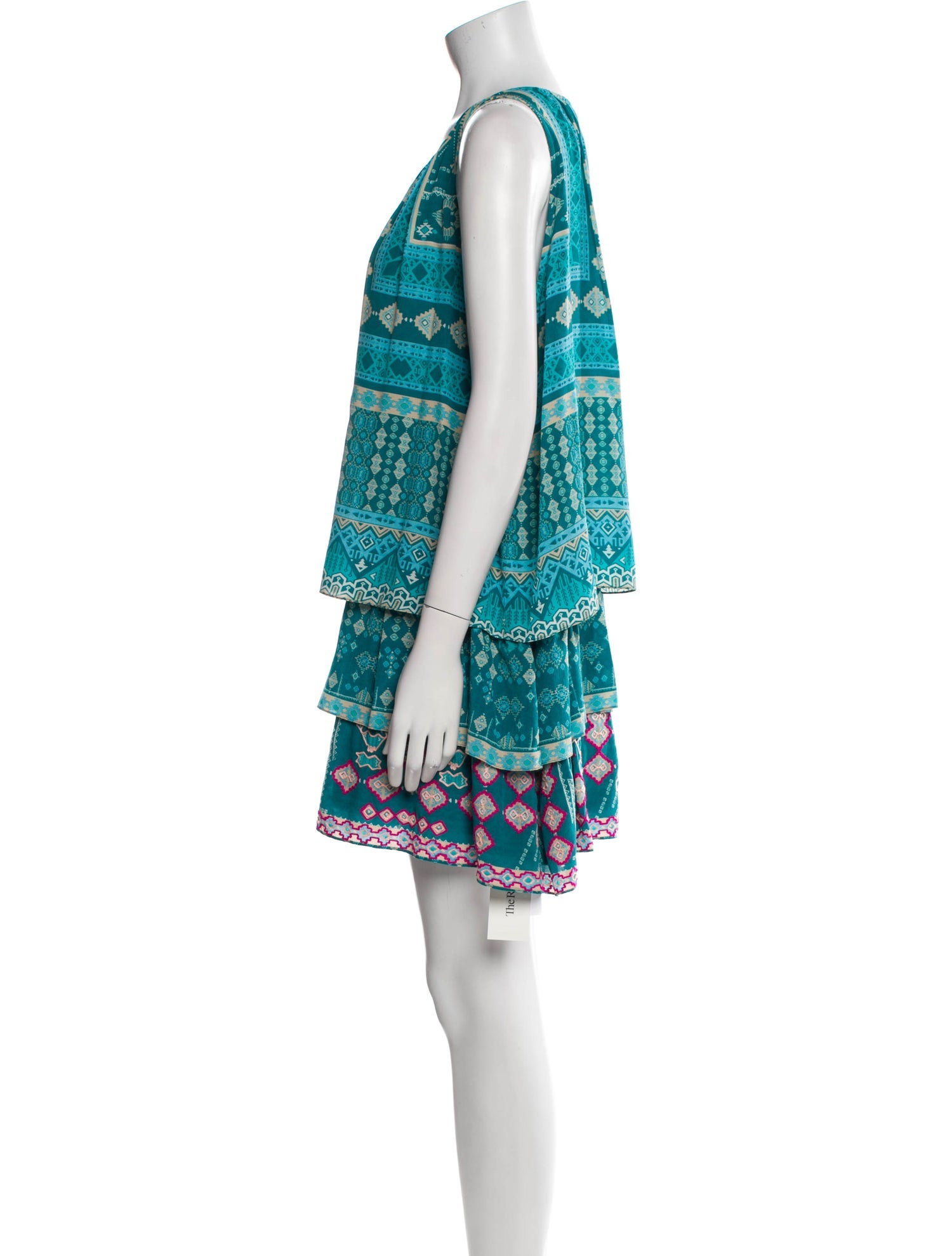 Hemant and Nandita Silk Mini Dress