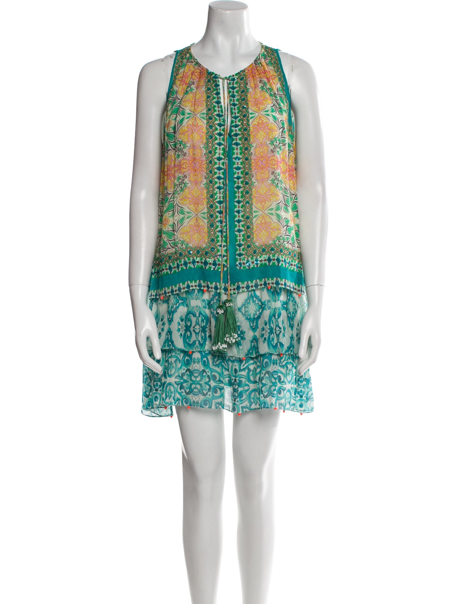 Hemant and Nandita Silk Mini Dress