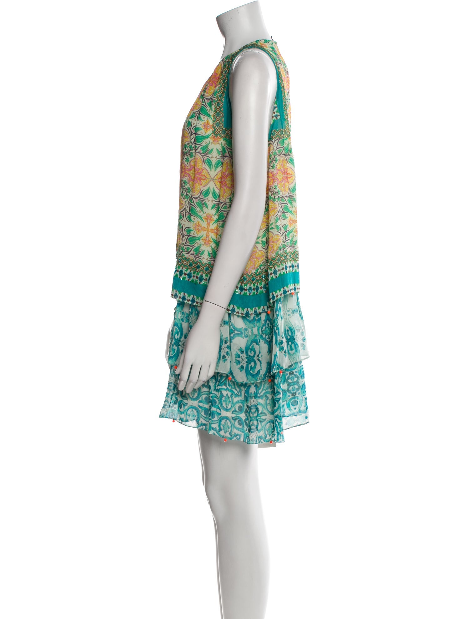 Hemant and Nandita Silk Mini Dress