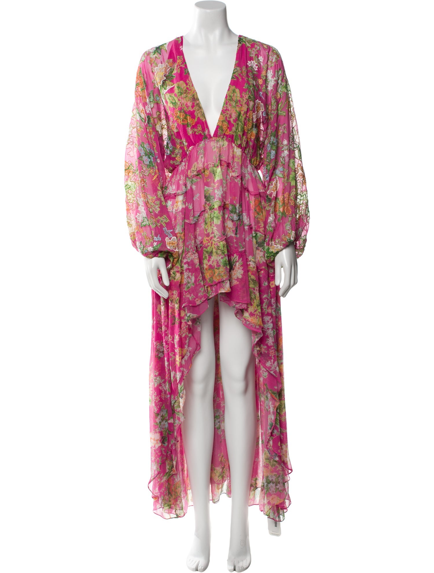 Hemant and Nandita Printed Long Dress