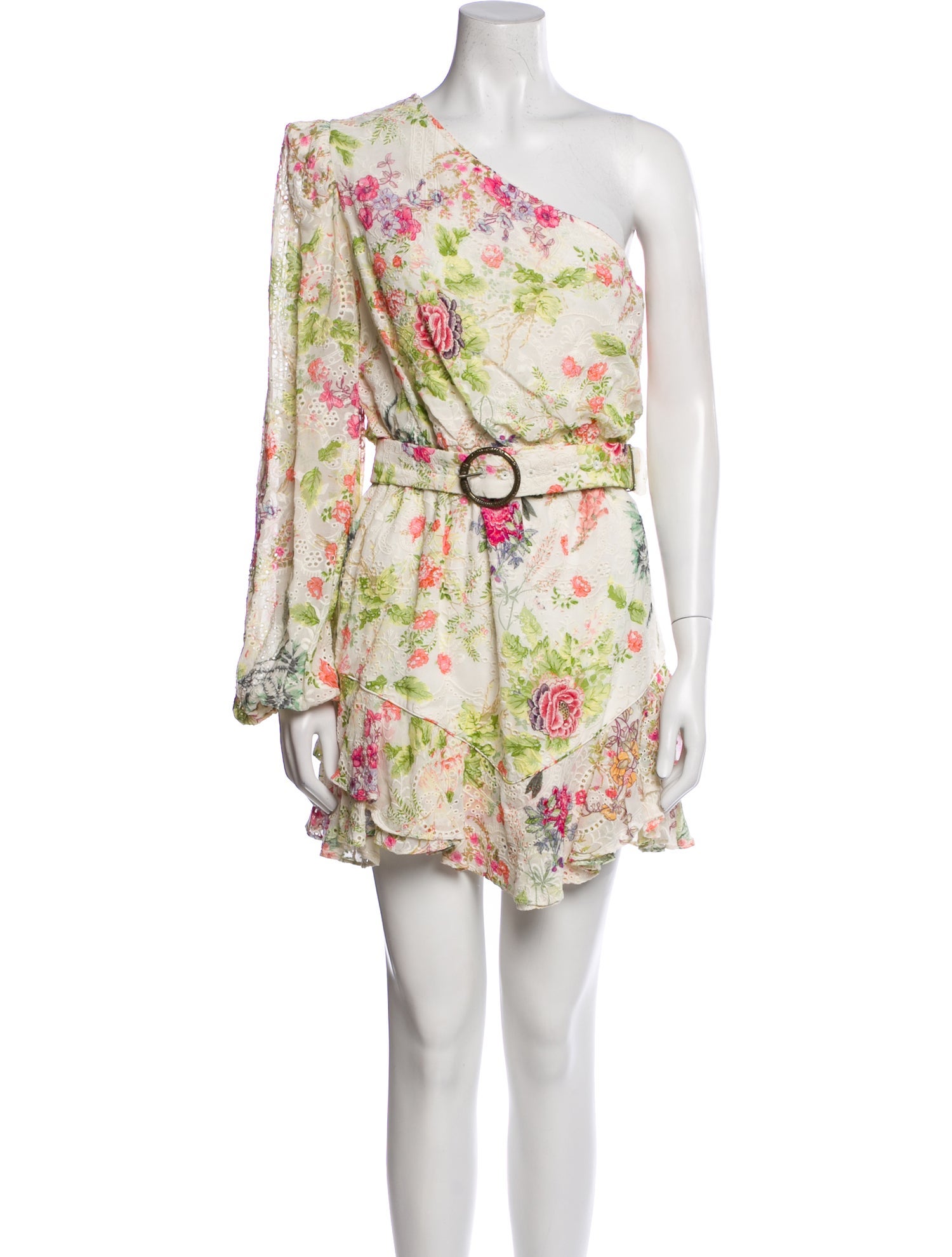 Hemant and Nandita Floral Print Mini Dress