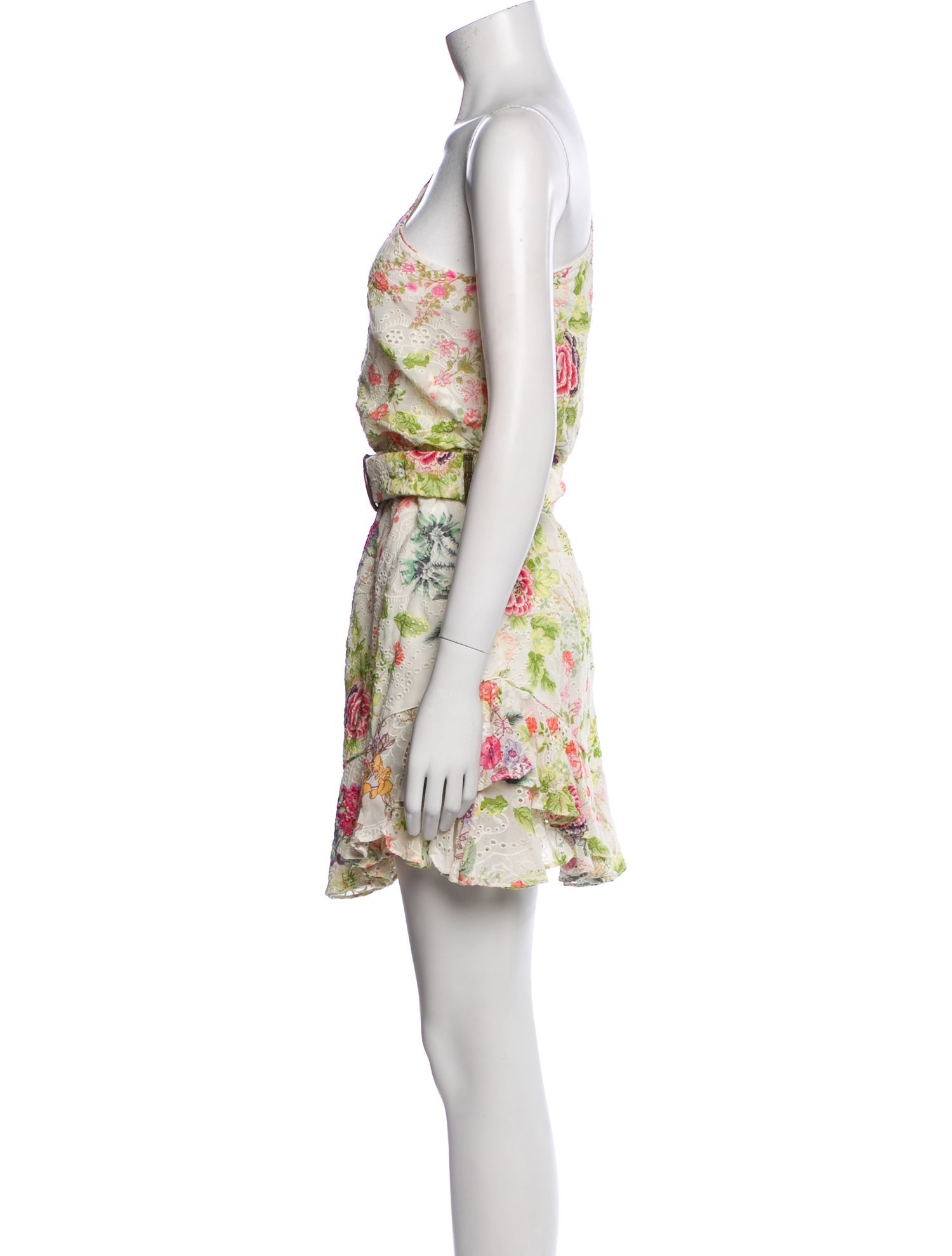 Hemant and Nandita Floral Print Mini Dress