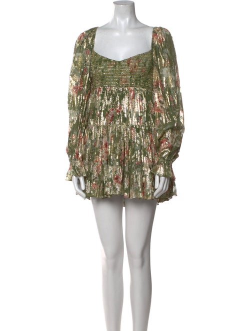 Hemant and Nandita Printed Mini Dress