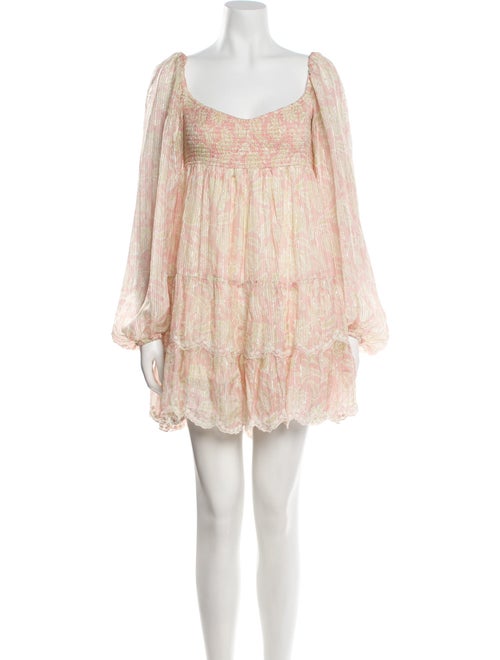 Hemant and Nandita Printed Mini Dress