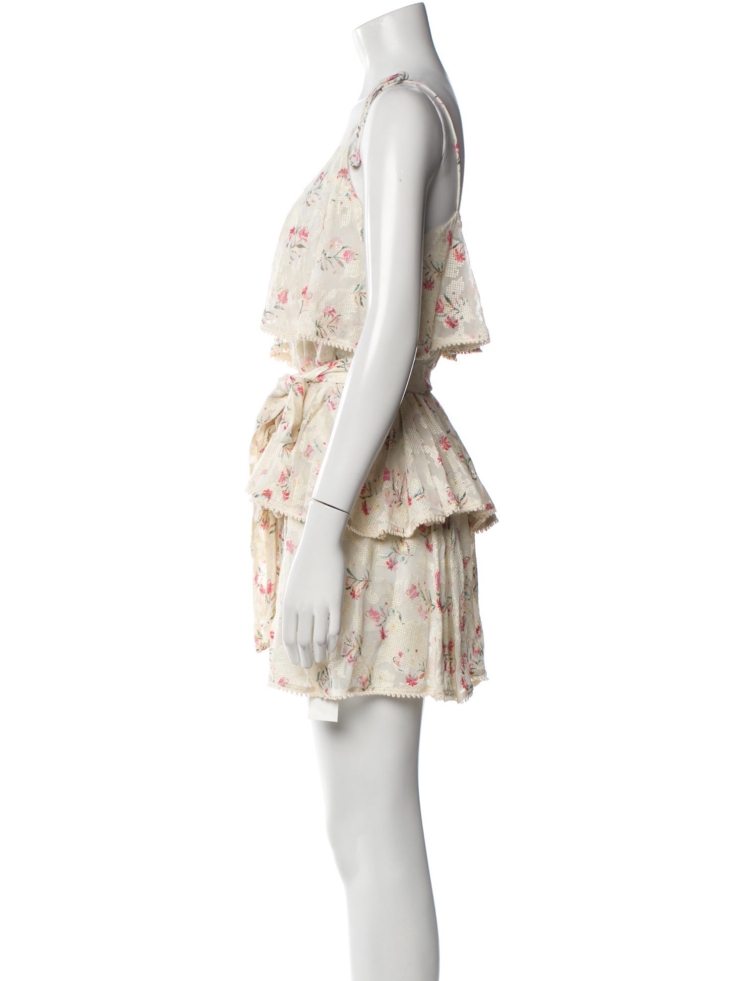 Hemant and Nandita Floral Print Mini Dress