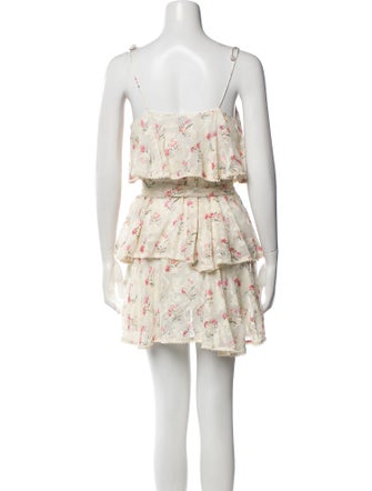 Hemant and Nandita Floral Print Mini Dress