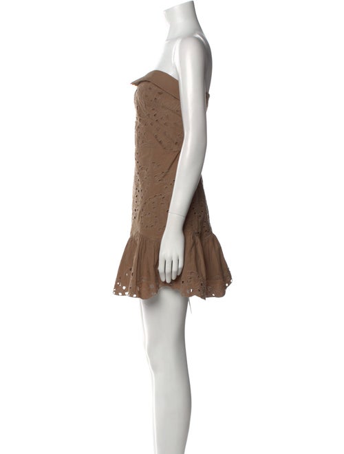 Hemant and Nandita Strapless Mini Dress