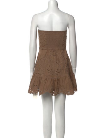 Hemant and Nandita Strapless Mini Dress