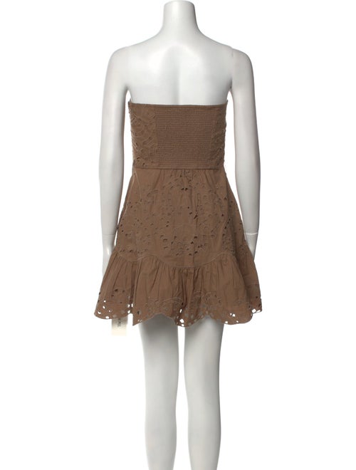 Hemant and Nandita Strapless Mini Dress