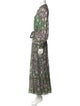 Hemant and Nandita Floral Print Long Dress