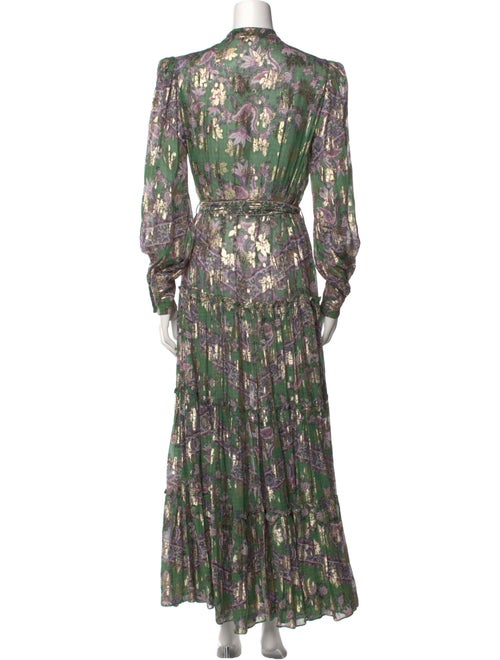 Hemant and Nandita Floral Print Long Dress