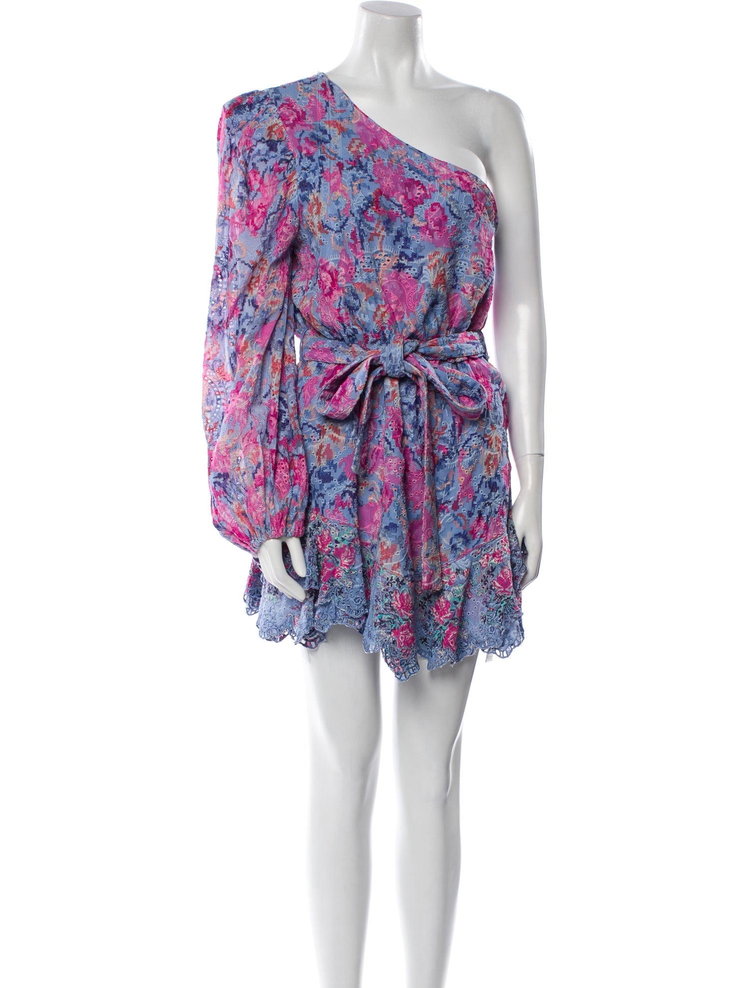 Hemant and Nandita Floral Print Mini Dress