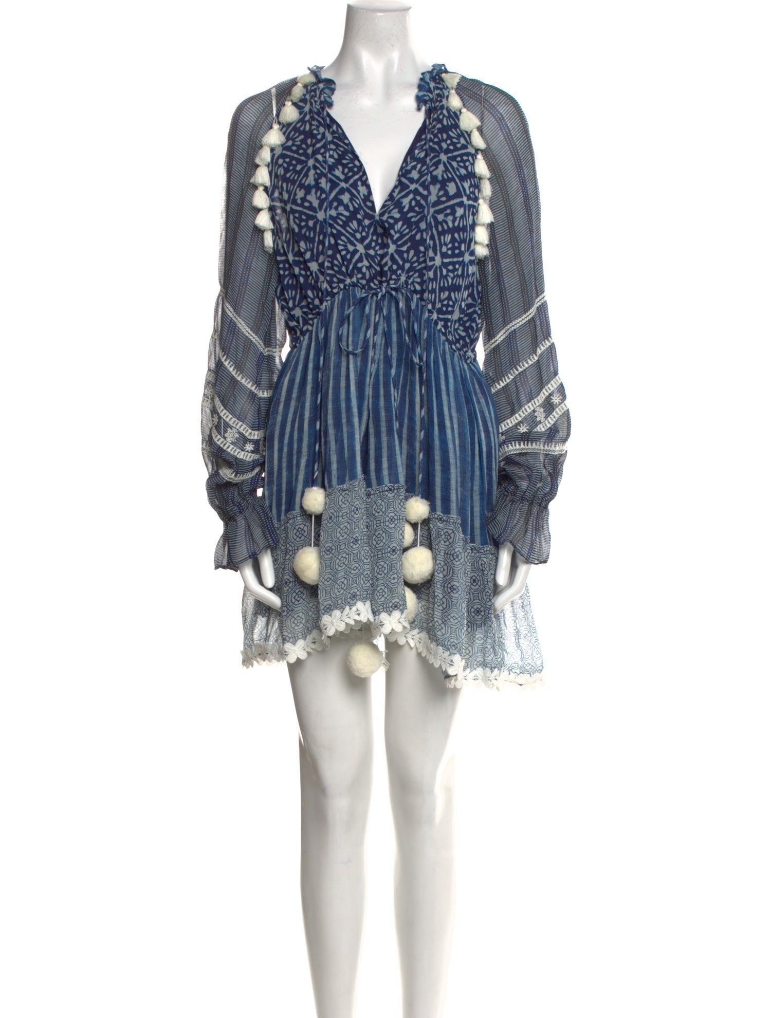 Hemant and Nandita Printed Mini Dress