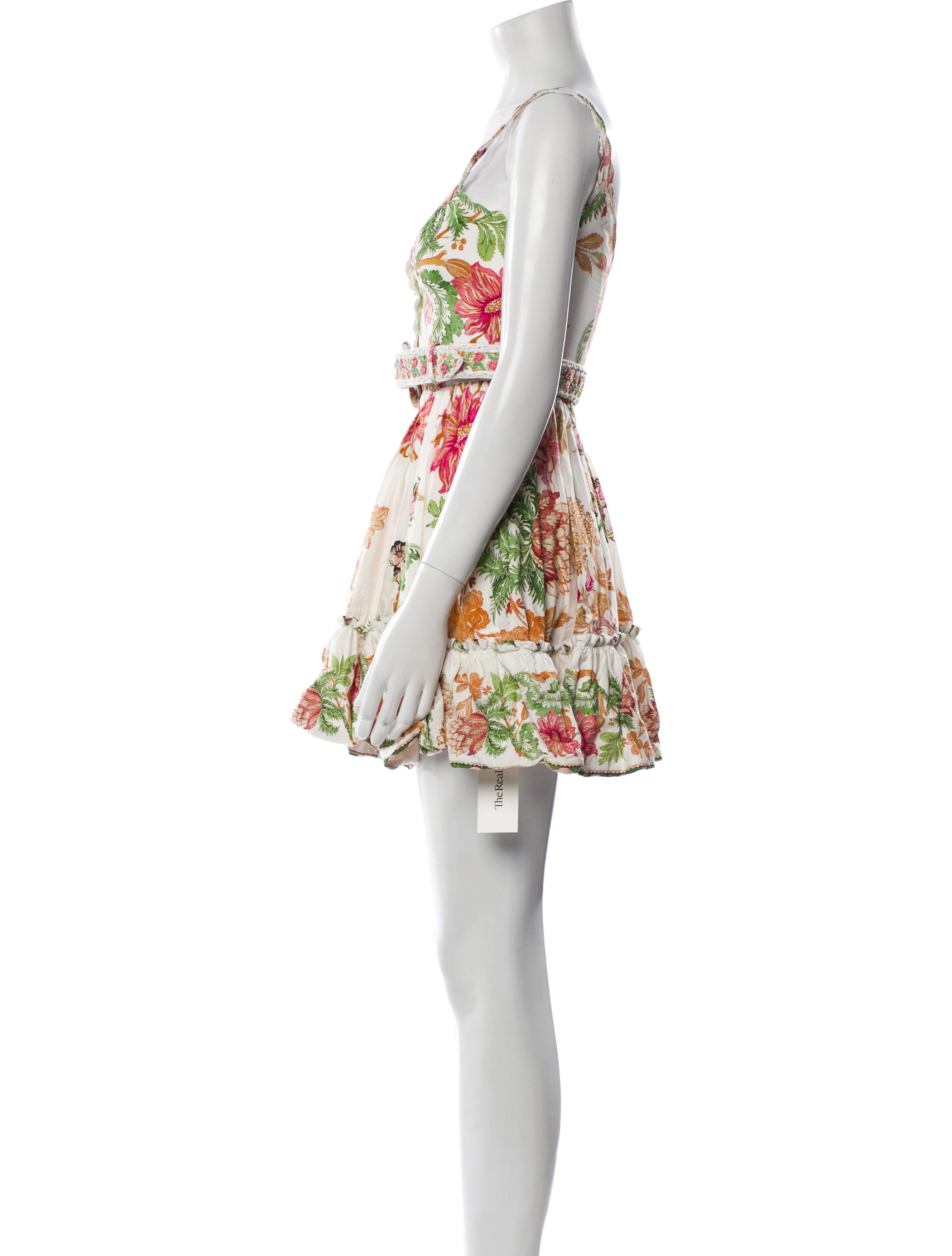 Hemant and Nandita Floral Print Mini Dress