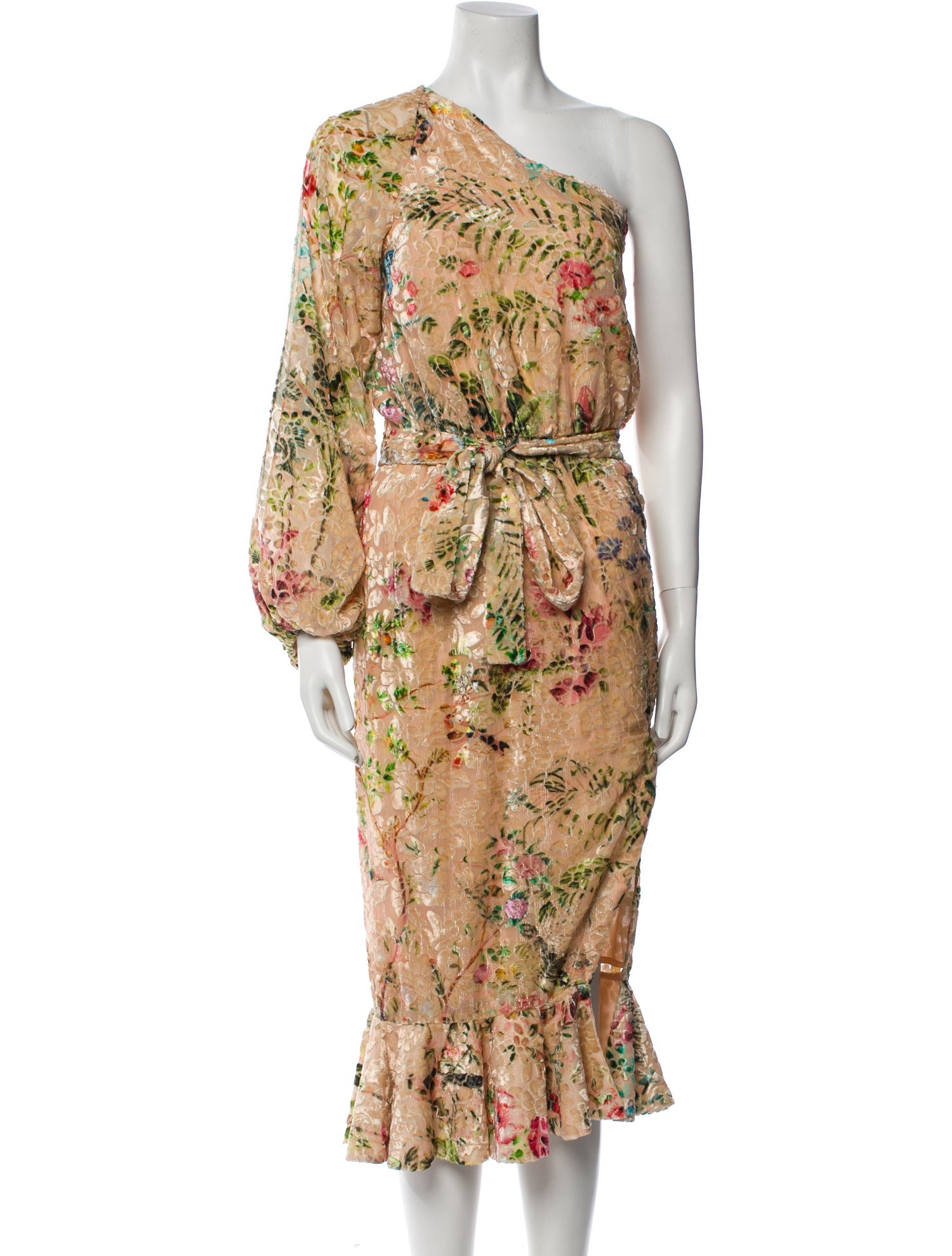 Hemant and Nandita Floral Print Knee-Length Dress