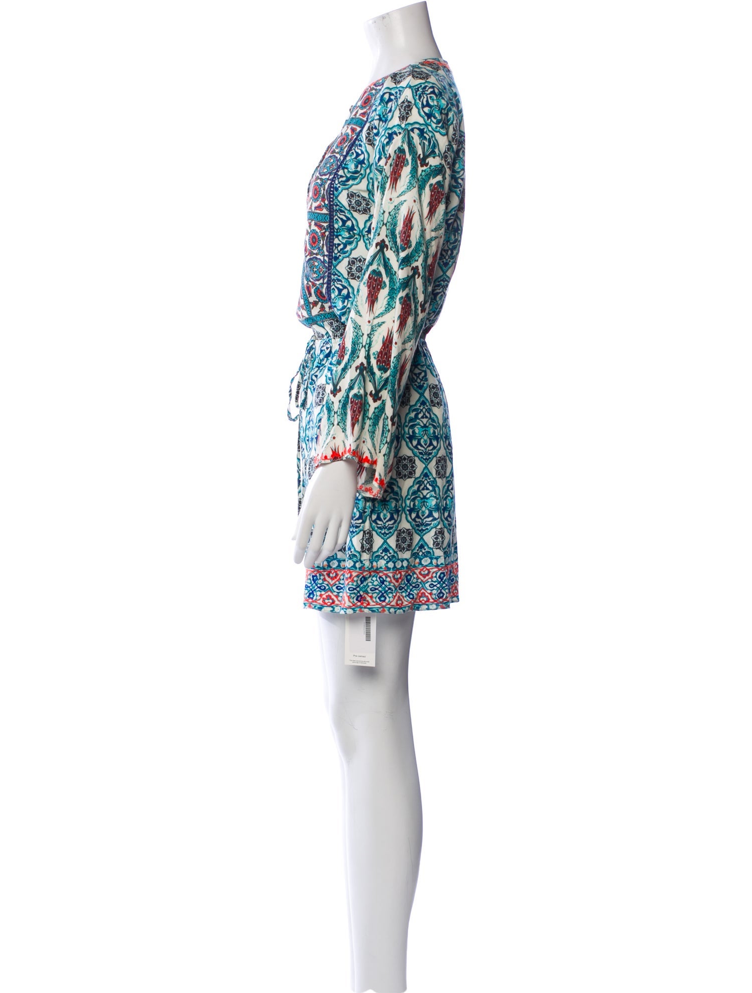 Hemant and Nandita Printed Mini Dress