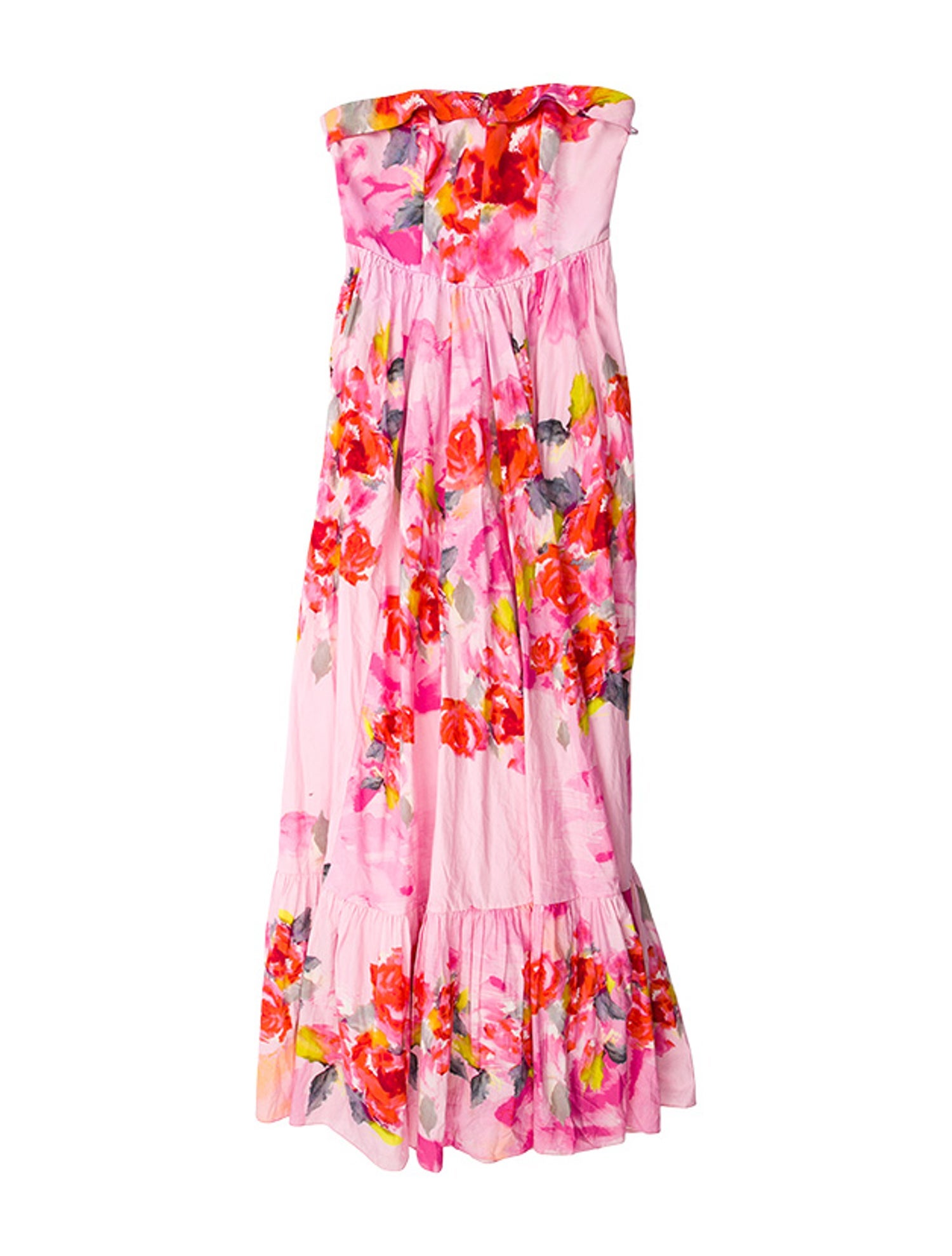 Hemant and Nandita Floral Print Long Dress