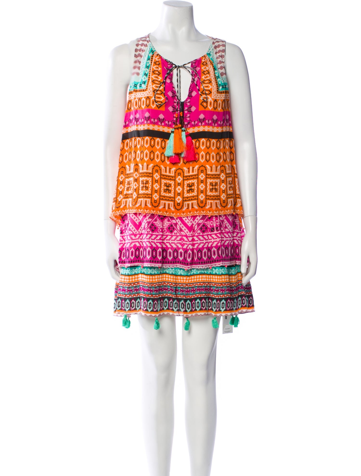 Hemant and Nandita Silk Mini Dress