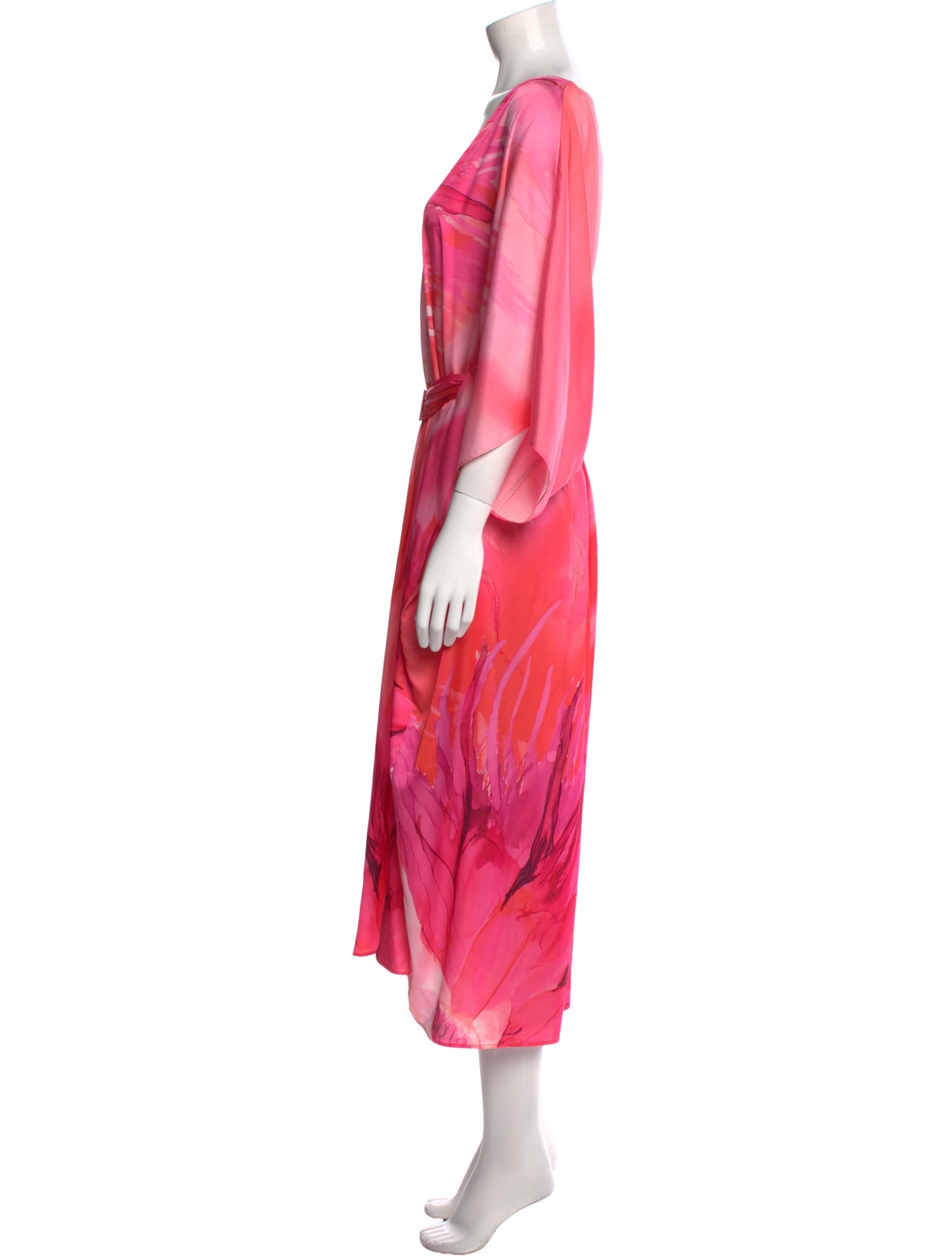 Hemant and Nandita Tie-Dye Print Midi Length Dress