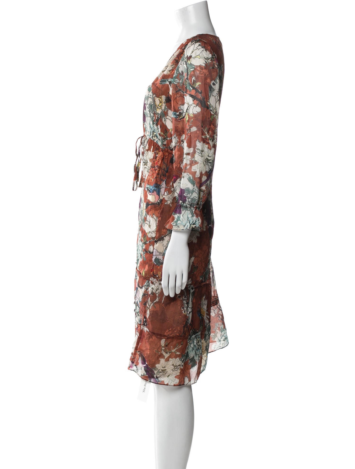 Hemant and Nandita Printed Knee-Length Dress