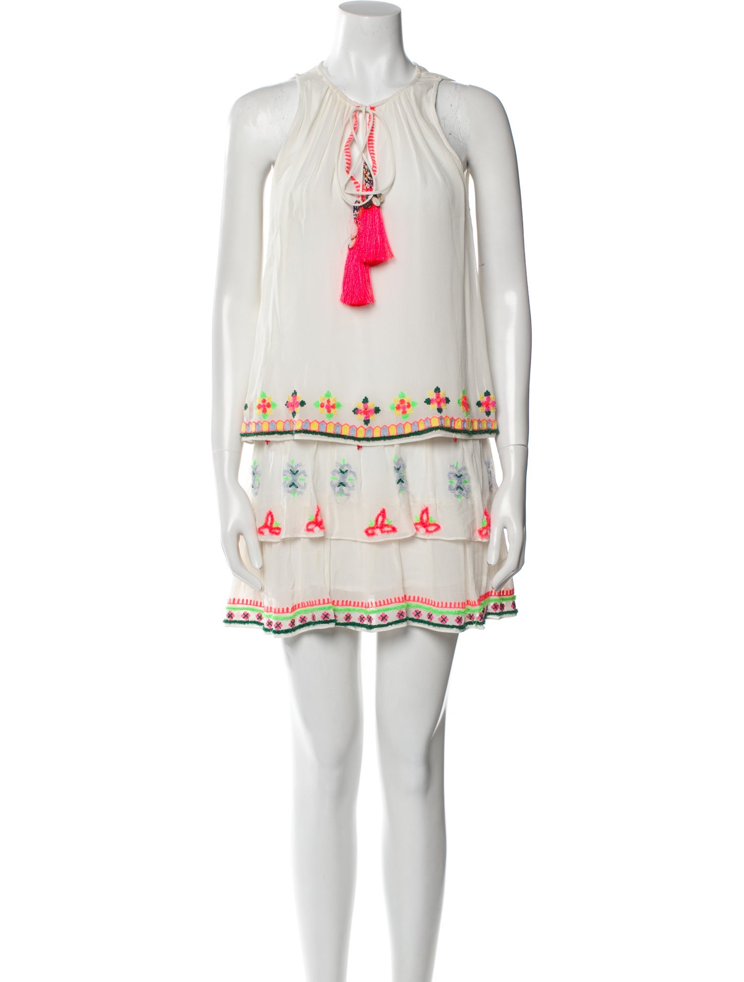 Hemant and Nandita Silk Mini Dress