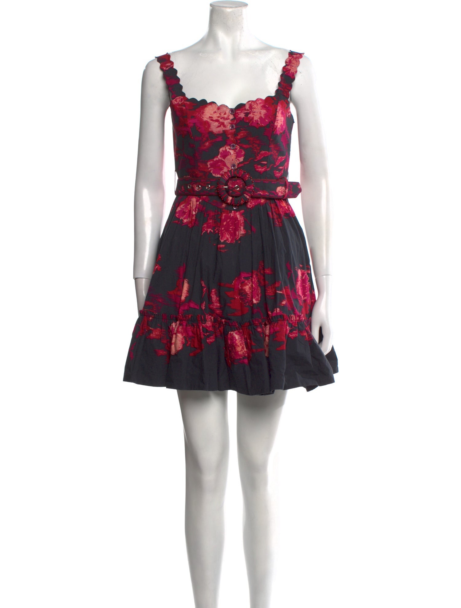 Hemant and Nandita Floral Print Mini Dress