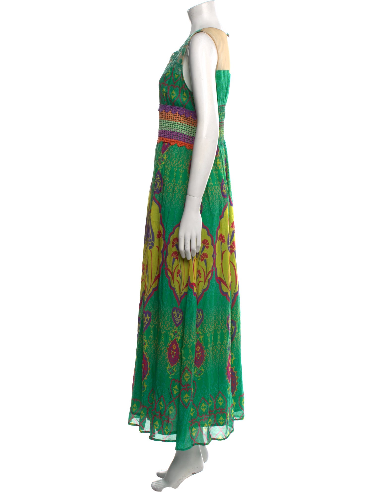 Hemant and Nandita Printed Long Dress