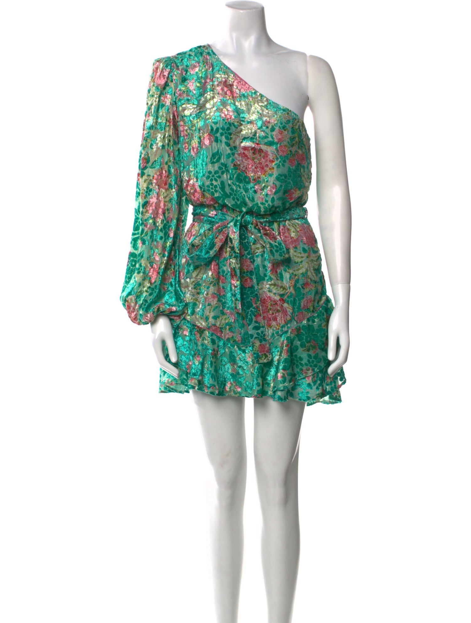 Hemant and Nandita Floral Print Mini Dress