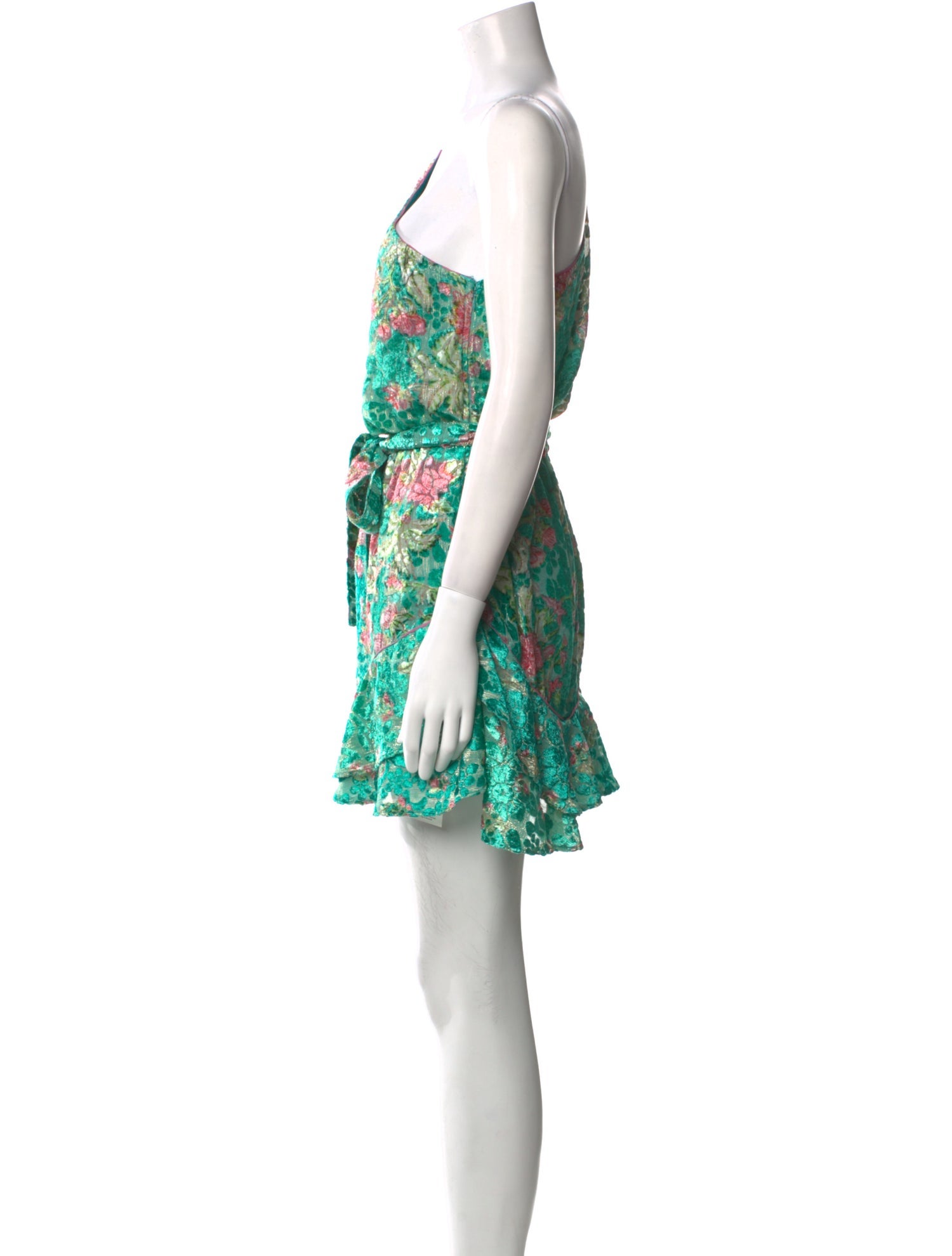 Hemant and Nandita Floral Print Mini Dress
