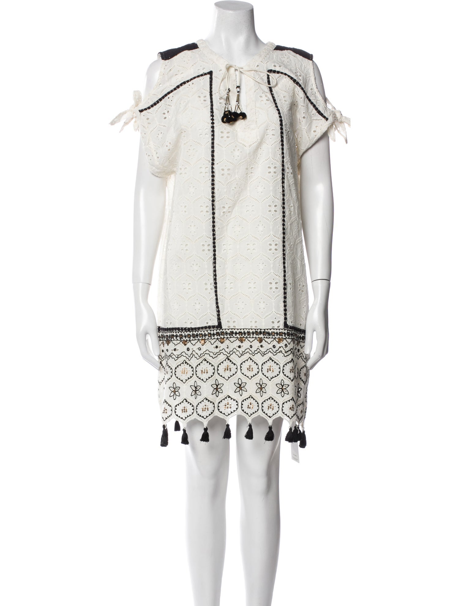 Hemant and Nandita Crew Neck Mini Dress w/ Tags