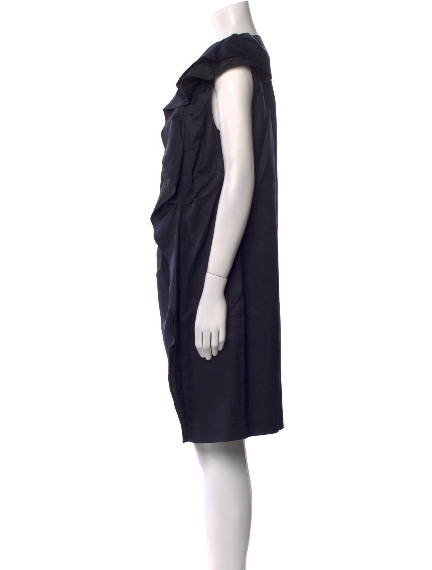Hamaji Silk Knee-Length Dress