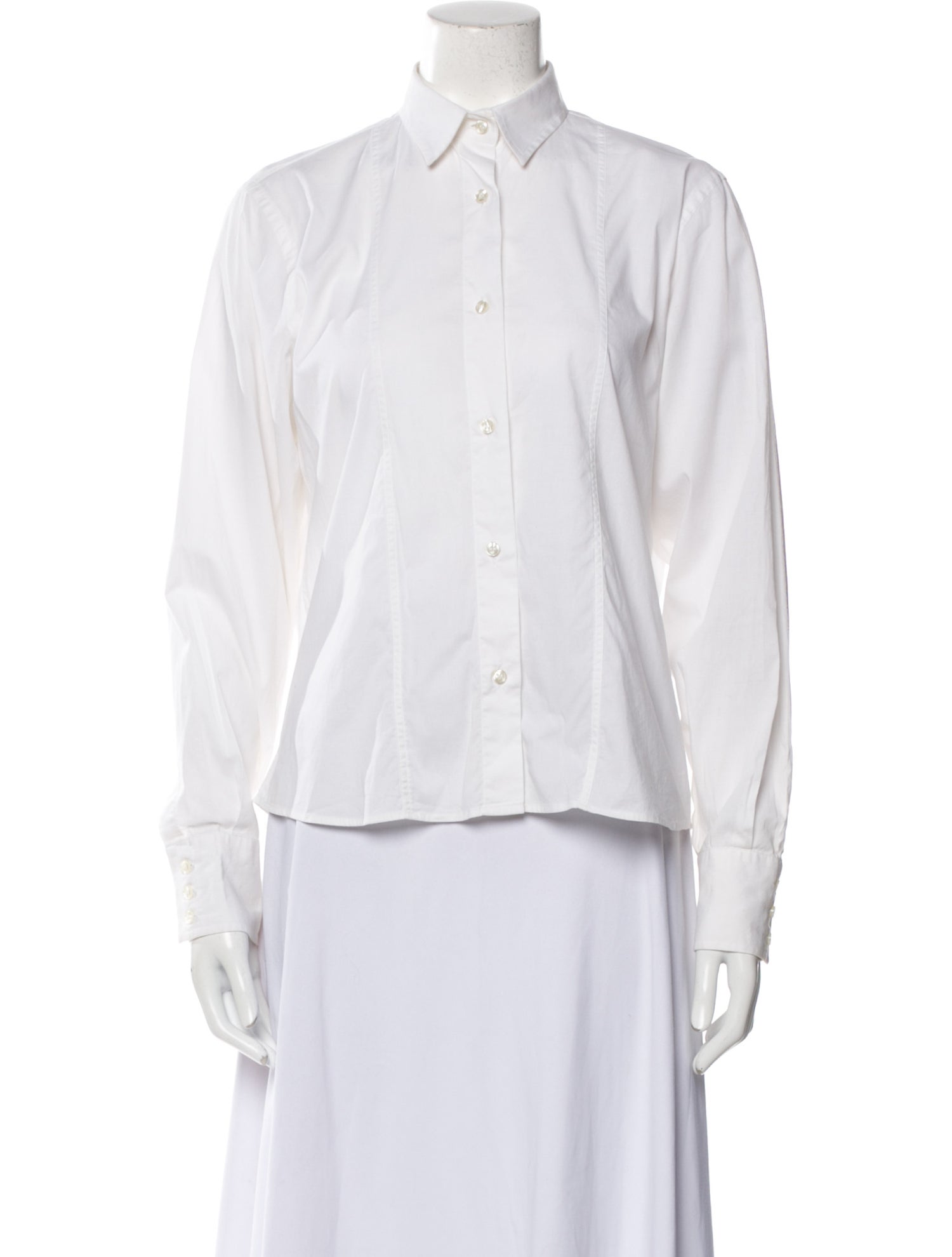 Katharine Hamnett London Long Sleeve Button-Up Top