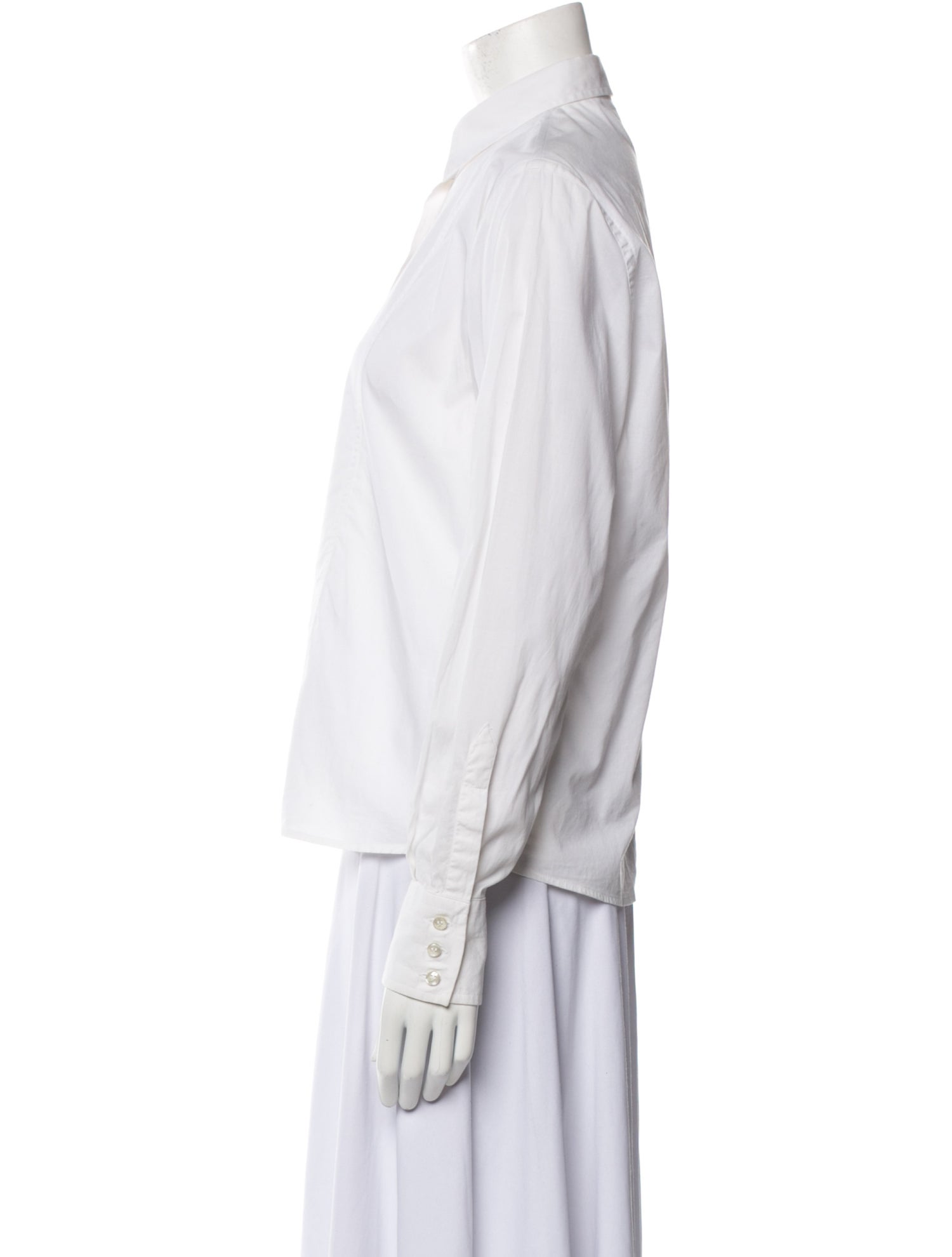 Katharine Hamnett London Long Sleeve Button-Up Top